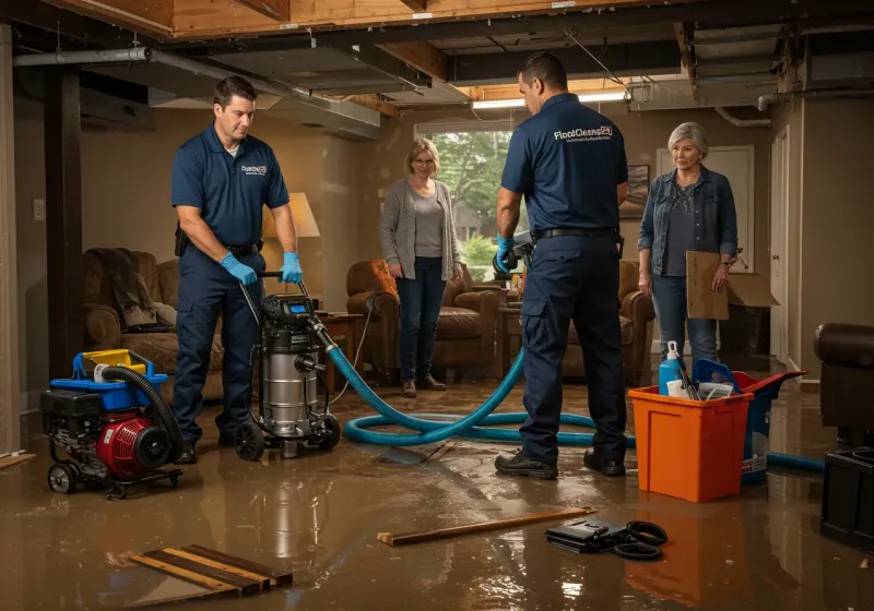 Basement Water Extraction and Removal Techniques process in Darby, PA